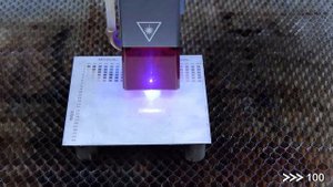 5W Laser (LT-40W-AA) Stainless Steel Color Engraving