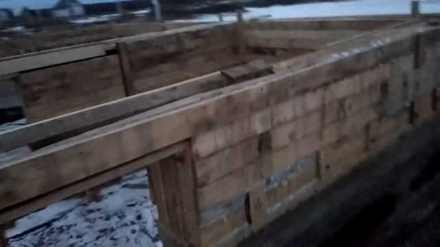 046 Стройка дома своими руками. Зима. Завершение строительного сезона 2018 смотреть онлайн