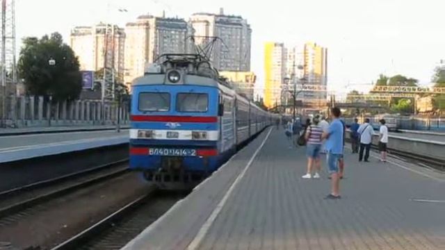 ЭР9Е-642 ВЛ40У-1414-2 станция Одесса-Главная