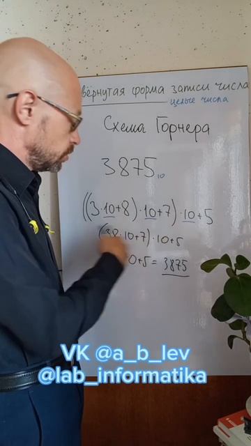 Системы счисления. Развёрнутая форма записи числа. Целые числа. Схема Горнера #ОГЭ #егэ #информатик