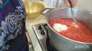 Настоящая борщевая заправка. Очень простой и бюджетный рецепт.