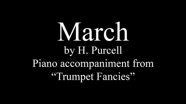 March piano accompaniment for Trumpet смотреть онлайн