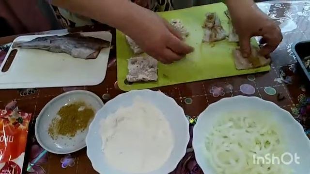 Шикарное блюдо из минтая.