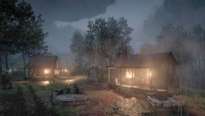 Приятные звуки дождя и грома для сна возле средневековых конюшен | Дождь 5 часов