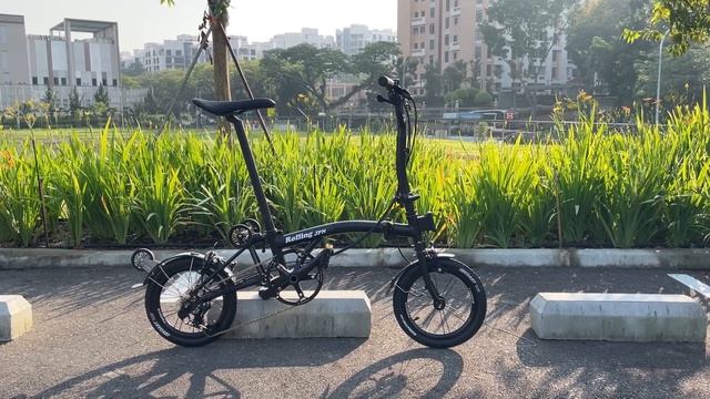 The trifold folding bike, 14 inch compact Mini -velo model