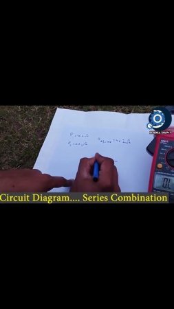 109. Circuit Diagram For Resistors in Series in Urdu/Hindi