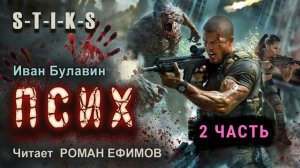 S-T-I-K-S Псих (аудиокнига). Часть 2. БОЕВАЯ ФАНТАСТИКА. Иван Булавин. Читает Роман Ефимов.