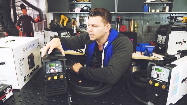 Schweißgeräte Vergleich TIG 180 DC Puls Teamwelder VS. EWM Picotig 200 DC Puls смотреть онлайн