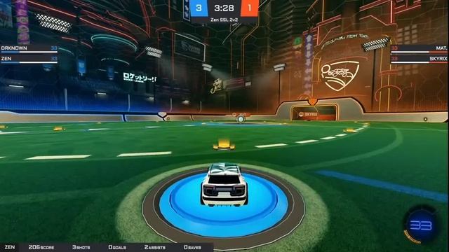 Фантастический геймплей ZEN в Rocket League: как побеждать красиво? 🚀⚽🔥 смотреть онлайн