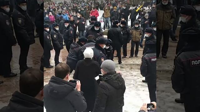 Атмосфера в Ростове-на-Дону. Также начали задерживать протестующих!
