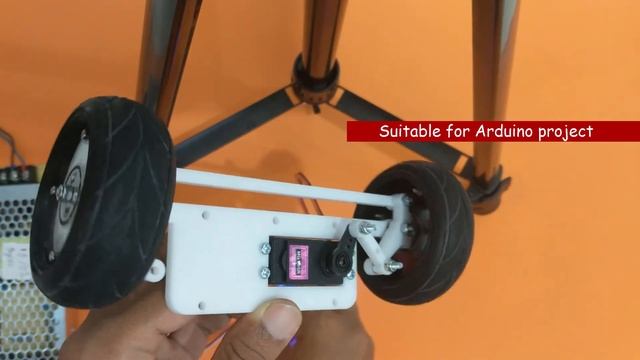 Simple Ackerman Sterring for Mobile Robot Arduino Servo Motor Mechanism Reference