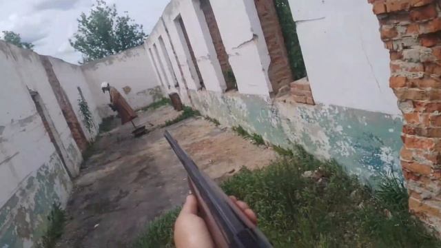 Дробовик Armsan против советской сковородки (случайно завалил хейтера на сьемках ролика) смотреть онлайн