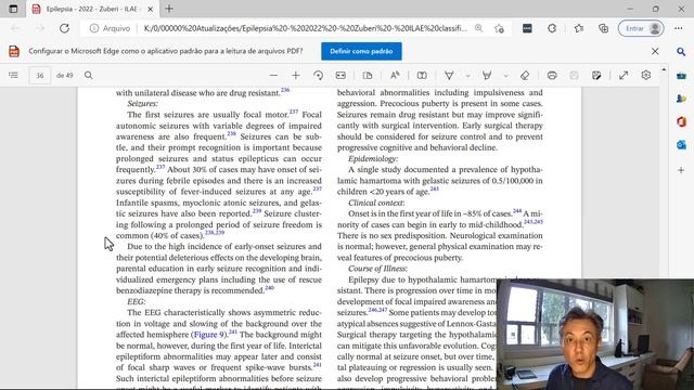 ILAE epilepsias neonatais 16  Síndrome de Sturge Weber