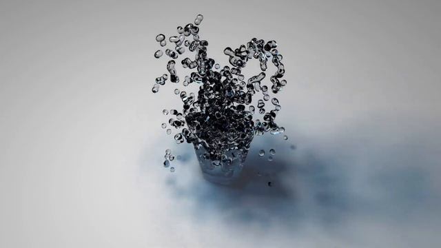 real flow 4 water splash test 3ds max 2010