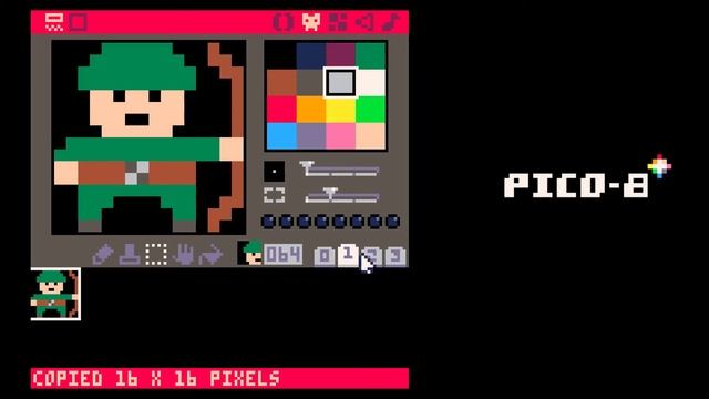 PICO-8 Month #3 - Afficher un sprite смотреть онлайн