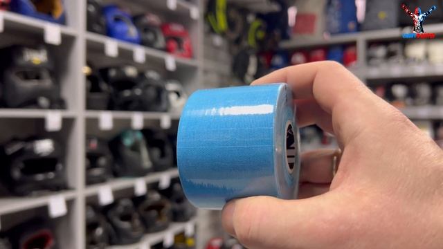 Кинезиотейп RaveTape AIR 5x5 голубой