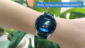 Body Temperature Smart Watch With ECG Monitoring (WM03)