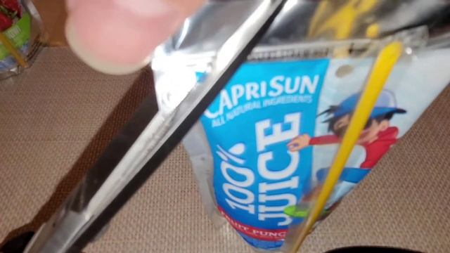 Costco Sale Item CapriSun 100% Juice VS Non Sale Item All Natural Ingredients Taste Test Comparison