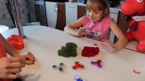 ЧЕЛЕНЖ! Желейные медведи Медвежуль vs Медвежуля vs  СПИНЕРЫ