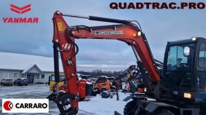 Колесный полноповоротный экскаватор массой 6т QUADTRAC E60W +7-909-630-90-90