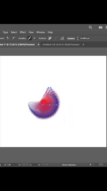 Geometric Whirls Design | Adobe illustrator #shorts #shorts #viral #trending #illustratortutorial