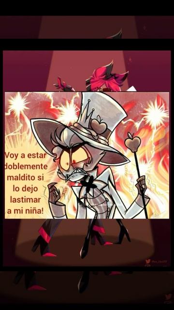 #alastorhazbinhotel#lucifermorningstar#comics#radiopple#edit. parte 1 comic alastor x lucifer