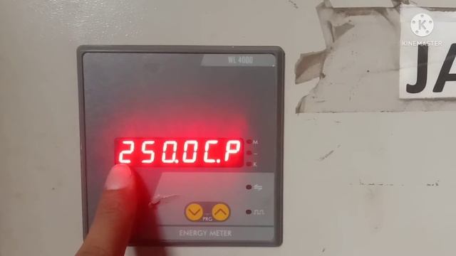 L&T WL 4000 | Digital Kwh meter programming | CT ratio setting in meter | Energy meter programming