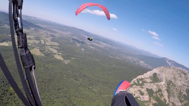 Крым,полеты на параплане,09.07.2021.ч3