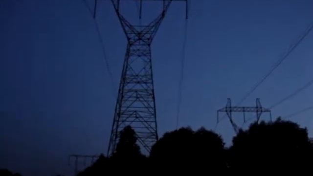 Powerlines 500 kV evening смотреть онлайн