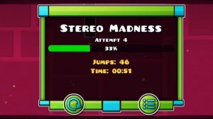 впервые играю в геометрия даш. Не могу пройти даже 1 уровень😩