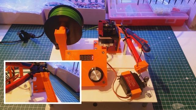 Automatische Drahtkonfektionierung | AVR ATmega8 |  DRV8825 | MAX7219CNG | Nema17 смотреть онлайн