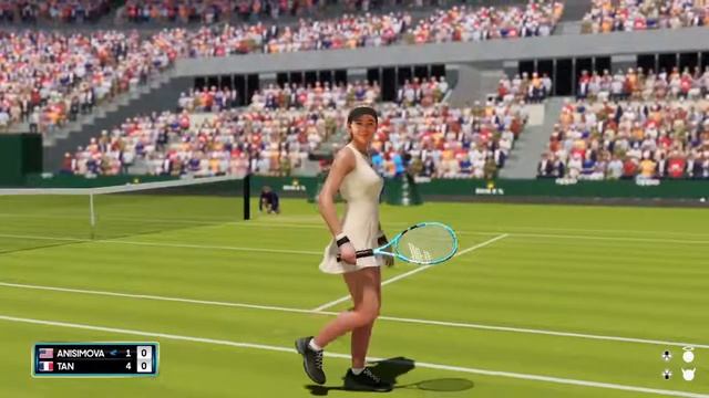 Anisimova A. @ Tan H. [WTA 22] 1 set | 04/07 | AO Tennis 2 - live #aotennis222