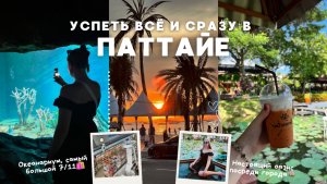 Паттайя: самый дешёвый фуд-корт, без лимитный буфет, океанариум и озеро с лотосами!