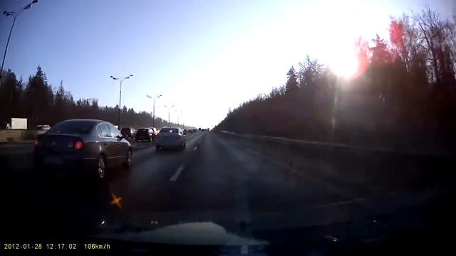 Blackvue DR400G движение против солнца