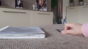 распаковка альбома айдл из бумаги (делала сама)