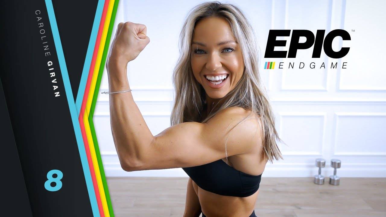 Caroline Girvan - BRAWNY Back and Biceps Workout + Abs & Core | EPIC Endgame Day 8