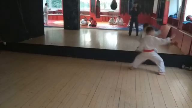 ENPI ЭНПИ Higher shotokan karate kata orange belt WKF 少林