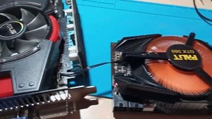 Простой ремонт видеокарты Asus GTX550TI