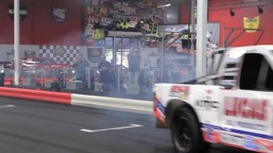 Off-Road Truck Rips up Go-Kart Track