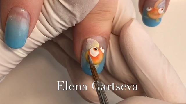 Рисуем рыбку гелем BANDI смотреть онлайн