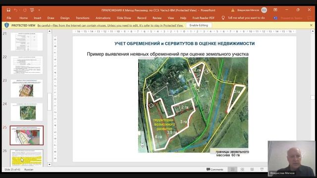 Учёт ограничений и обременений при оценке стоимости недвижимости, часть 3 — В.Н. Мягков 2024-11-14
