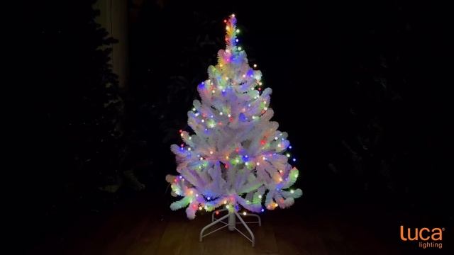 Luca Lighting - Гирлянда кластер - ягодки на зелёном проводе, мультиколор, таймер смотреть онлайн