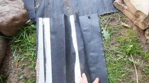 Садовая дорожка из цемента и камней Женскими ручками