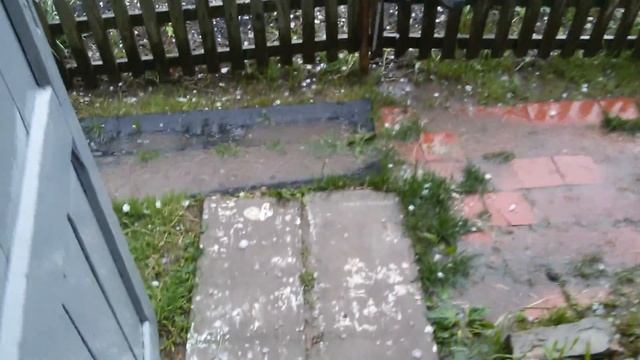 Град в Рыбинске. 30 мая 2015.