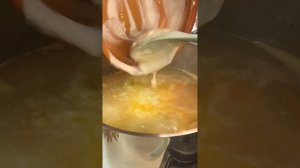 Суп с плавленым сыром и вермишелью