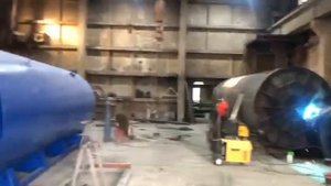 Изготовление стального резервуара под воду. На заводе ПромСоюзСталь.