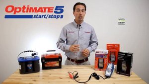 OptiMate 5 Start / Stop (EN):  The perfect power battery saving charger & maintainer.