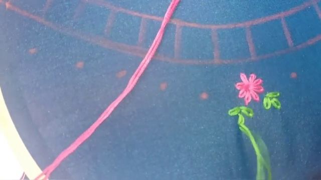 Kurty neck design@ home/ simple embroidery for beginners