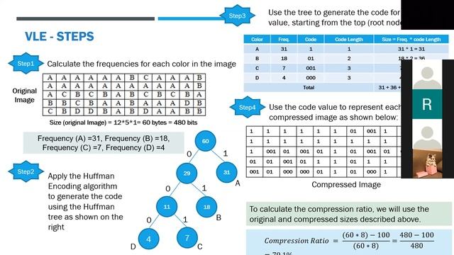 Bitmap - (VLE and Dictionary Based Compression Algorithms)