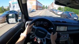 ASMR 2023 Land Rover Defender [3.0 300 HP] | 0-100| POV Test Drive